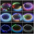 LED Symphony Ambient Light For Car 1 Pcs Strip 110cm App And Remote Control Atmosphere Light Through USB 64 Color Acrylic Neon Strip RGB For Car Interior Dashboard. 