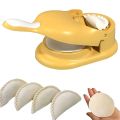 Liberty Mall  2 In 1 Dumpling Maker Manual Press Food Multifunction DIY Manual Dumpling Press Molds Set, Easy-tool for Dumpling Make Dumpling Skin Press Machine Maker. 