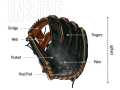 Baseball Glove Softball Practice Adult Man Woman Outdoor Sports    Baseball Gloves for casual professional playtime Stitched Plain Gloves Fielders Choice Baseball glove, bat and ball  NOTE random color will be delivered. 