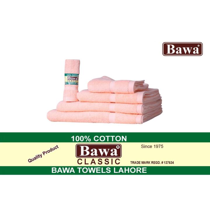 1 Piece Large Bath Towels in 19 Colors Full Size 27 x 54 Bawa Classic - Premium Quality Bathroom Theme Home Essential Renovation Decoration Multicolors Available