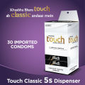 Touch Classic Condom Dispenser - Jasmine Scented - Pack of 5 - 30 Pieces (6 x 5's). 