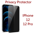 Apple IPhone 12 , 12 Pro Privacy Protector 45 Degree HD Tempered Glass Privacy Protector for IPhone 12 / 12 Pro. 