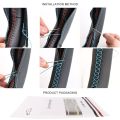 Universal leather car steering wheel cover snake skin pattern cowhide steering-wheel wrap braid with needle and thread(AK31Beige). 