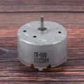 2X RF-500 TB-12560 DC 1.5 - 12 V 2700 U / MIN Idling speed 32 mm diameter DC motor silver. 