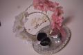 engagement ring platter/ ring plate/ customize ring plate with names/ with 2 ring boxes. 