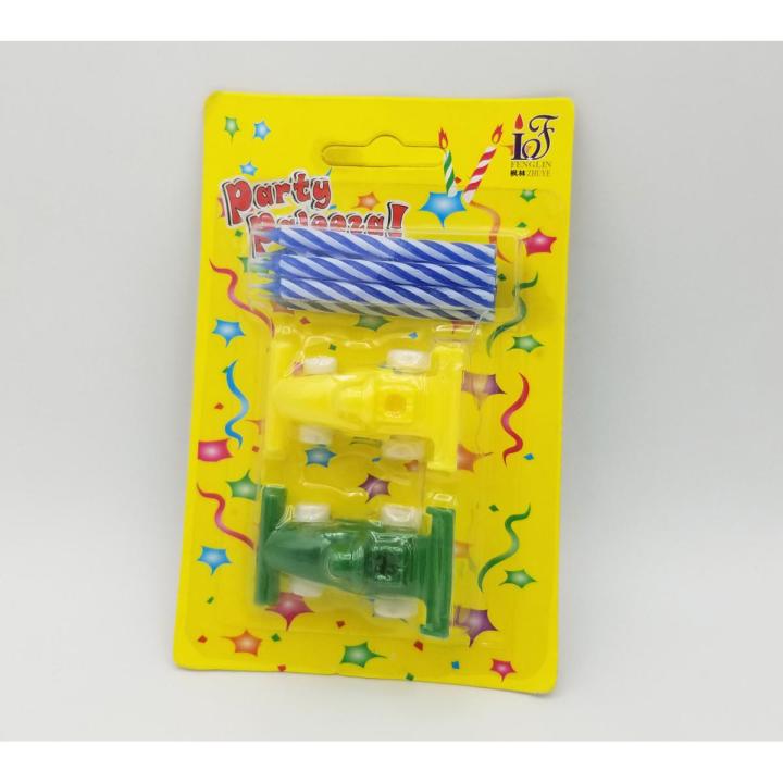 CARS THEME CAKE DECORATION CANDLE