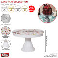 Plastic Cake Tray Stand Collection, Birthday Decorating Items Cup Cakes Tray Party Supplies Tableware Decor, Celebration Day Wedding Anniversary Shadi Nikkah Mehndi Dinner Occasions Cake Holder Cupcakes Table Ware Fancy Decorations Holder. 