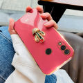 For Huawei P20 Lite Cover Fashion Rhinestone 3D Cactus Shiny Plating Square Bumper Phone Case Soft Silicone Shockproof Protective Back Cover. 