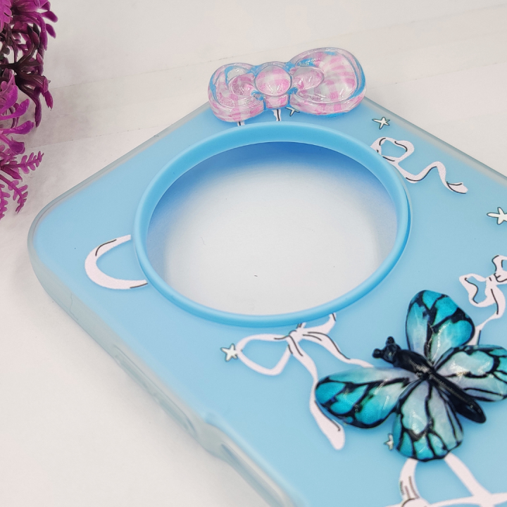Tecno%20Spark%2030C%204G%20Soft%20Silicone%20Fancy%20Flowers%20And%20Butterfly%20design%20Mobile%20Back%20Case%20(Sky-Blue)%20-%20Image%202