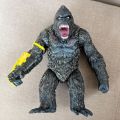 King Kong Articulated Action Figure Model Toy with Movable joints and AVEC Beast Glove for Kids Fun and Play from Godzilla Movie - 6.7 inch Tall. 