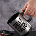 Mixer Cup Practical Coffee Tea Hot Chocolate Milk Spinning Mug. 