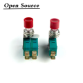 DS-438 DS-438 Momentary Red /Green Push Button Actuator Micro Limit Switch 12mm Push Button Switch 6.3mm Contact. 