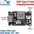 65W Type-C PD Fast Charging Module | 8–30V DC to USB-C PD3.1 Converter | Supports QC, PD, SCP, FCP, PPS | Mobile Fast Charger Board. 