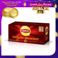 Lipton English Breakfast Tea 25 Tea Bags | Rich Intense Black Tea. 