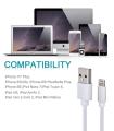 VOKOO Short Charging Cables [5 Pack 8 inches] BUENTEK Nylon Braided USB Cable Sturdy Charging Cord Compatibility with i OS System Device - Silver. 
