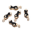 St.kunkka 4pcs Alloy Pendant Animal Series Colored  Cute Pendant For DIY Bracelets Necklaces Jewelry Jewelry Accessories Making. 