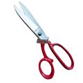 Scissors | Tailor Scissors | Heavy Duty Sewing & Kitchen Scissors | Large Size 8", 9", 10" | Red Handle | Sharp Stainless Steel Blades | Best for Fabric, Craft, and Home Use. 