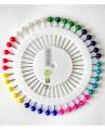 Pack of 3 Hijab or Scarf Pins - 40 Pcs Large. 