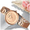 CURREN Stainless Steel Waterproof Japan Quartz Wrist Watch For Girls - 9052. 