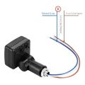 2PCS 220V Mini Human Infrared Sensor Infrared Sensor Switch LED Flood Light PIR Motion Sensor, White & Black. 