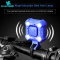Green Home Bicycle Bell Light 2 in 1 Ultra Bright MTB Bike Horn Lamp. 