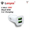 LENYES CA863 Car Charger 10W (Dual USB Type A). 