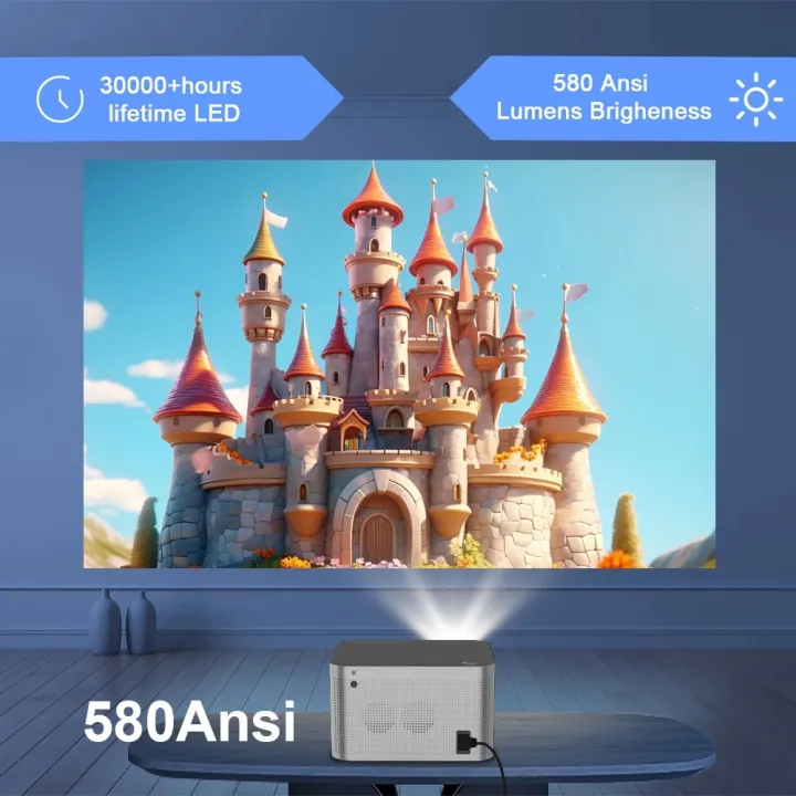 HY350%20ANDROID%2011.0V%20(CPU%20ALLWINNER%20H713)%20SMART%20PROJECTOR%202GB+32GB%20DUAL%20SPEAKER%201080P%20WITH%20DUAL%20BAND%20WIFI6%20AND%20BLUETOOTH%205.0%20BRIGHTNESS%20(LUMENS)%20580%20ANSI%20SUPPORT%204K%20-%20Image%207