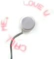 LED Programmable Message Fan with Customized Drawing - USB Powered LED USB Clock Fan with Real Time Display Function,Stocking Stuffers. 