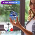 Flying Ball Toys, Upgraded Rechargeable Hand Controlled Spinner 360°Rotating Built-in LED Mini Orb Drone Flying Boomerang Balls Gifts Choice for Boys Kids Adults Indoor Outdoor. 