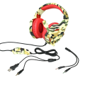 Best Gaming Headphones with Mic for PC, Pubg Mobile, PS4, Laptop - 360 Surround Sound Super Bass Over the Ear Wired Head Phones RGB Headset for Gaming with Noise Cancelling Micophone - By FunBug. 