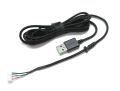 Replacement Wire Durable Nylon USB Mouse Cable For Razer DeathAdder Essential Wired Gaming Mouse Kraken Pro V2 Gaming Headset. 