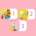1PC Children Funny Gifts Plastic Pipe Blowing Ball Toys For Kids Outdoor Sports Games Balance Training Learning Prop. 