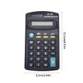 T8WC 8 Digits Electronic Calculator Battery Powered Desktop Calculators Home Office School Financial Accounting Black. 