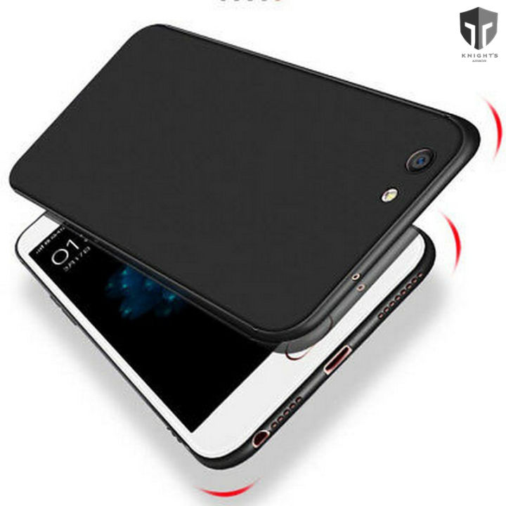 Oppo F3 MATTE BLACK FLEXIBLE TPU CASE SLIM COVER - SHOCKPROOF