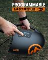 OutdoorMaster 20PSI High Pressure SUP Air Pump Shark - Intelligent Dual Stage Inflation & Auto-Off & Deflation, 12V DC Car Connector, for Inflatable Stand Up Paddle Boards, Boats A R1672 PUUMP. 
