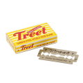 50 Blades | Treet Dura Sharp Carbon Steel Double Edge Safety Razor Blades - Treet Dura Sharp 10 Double Edge Carbon Steel Blades - Blades For Razor - Barber Blade Razor - Treet Blade - Sharp Razor Blades. 