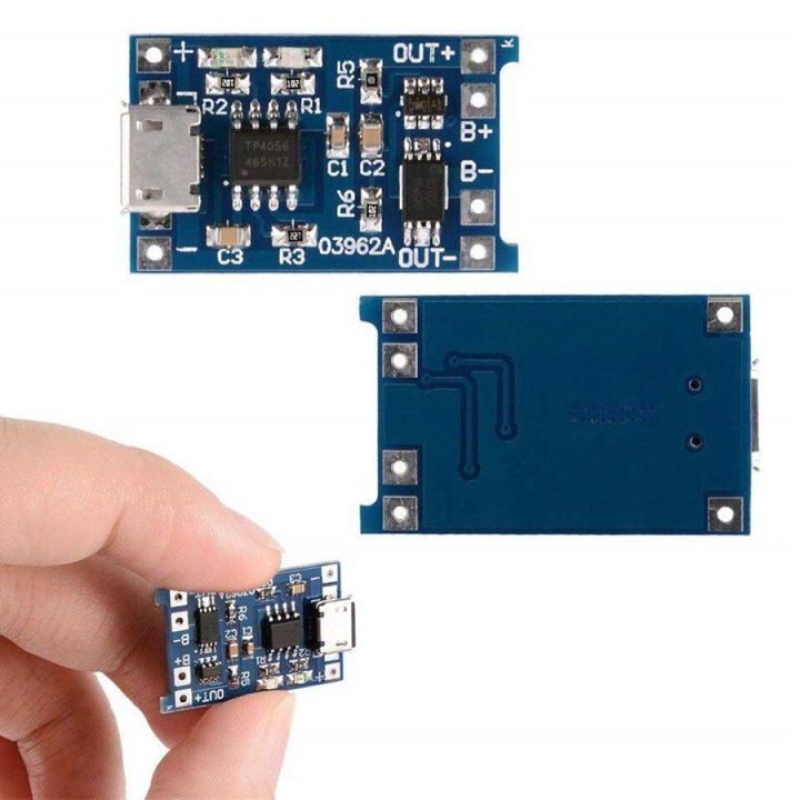 Tp4056 1A Li-ion Battery Charging Board Micro Usb With Current Protection Bms