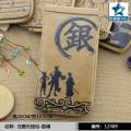 【happy one】Ceative New Gintama/Fairy Tail/Naruto/One Piece/Conan etc Khaki PU Long /Purse. 