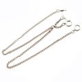 Classic Pocket Watch Double Albert Chain T-Bar Watch Chain Link Vintage Heavy Duty Pocket Chain Men Fashion Accessories. 
