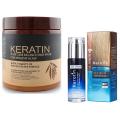 Keratin Hair Serum 80ml With  Keratin hair mask treatment 500ml. 
