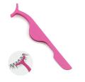 Eyelashes Auxiliary Clip Tweezers Stainless Eye Lashes Eyes Makeup Tool Holder. 
