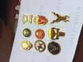 pack of 9pcs stylish silicon coated logos for all cars and bikes, cars exterior acessories bumper stickers and decals. 