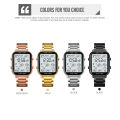 SKMEI【Free Gift】 Men and Women Electronic Watch Multi-purpose Watch Fashion Simple Style Waterproof Watch For Men and Women 1888. 