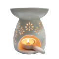 Ceramic Candle Holder Wax Melt Oil Burner Diffuser Fragrance Tray Aromatherapy Furnace Candlestick Home Decoration. 