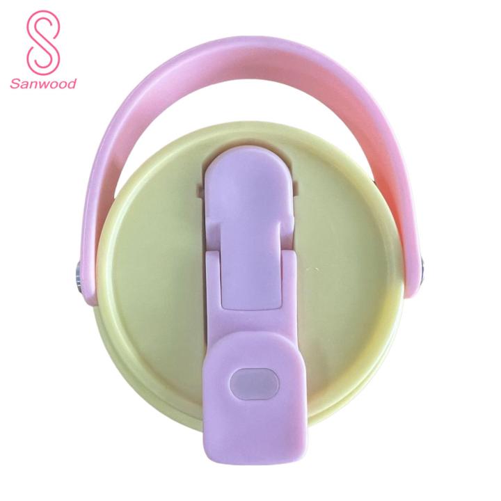 High-quality Plastic Cup Cover Colorful Reusable Cup Lid with Straw Hole for 30 Oz Tumbler Spill Proof Cover for Iced Drinks Coffee Water Ideal Drinking Utensil Reusable Straw Hole Lid