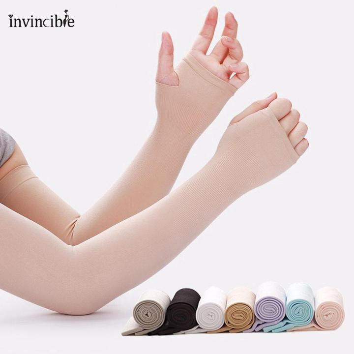[Invincible] Sun Protection Arm Cooling Sleeve / Cuffs UV Protection Sleeves / Breathable Quick Dry Running Arm Sleeves For outdoor , sports