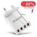 Xiaomi USB Charger Quick Charge 3.0 For Samsung Xiaomi iPhone 15 Tablets Mobile Phone Charger Adapter EU/US Plug Fast Charging. 
