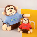 Super ugly cute gorilla doll plush toy cute doll doll net red lazy rag doll boys and girls gifts. 