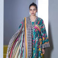 Sapphire Official Slub Lawn/Khaddar Unstitched Spring Collection 3 Piece for Women - Lavigne - Daraz Exclusive. 