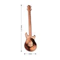 4pcs Guitar Spoon Cafe Coffee Tea Spoon Dessert Stainless Steel Exquisite Love Children Gift Spoon Colors Kitchen Accessories. 